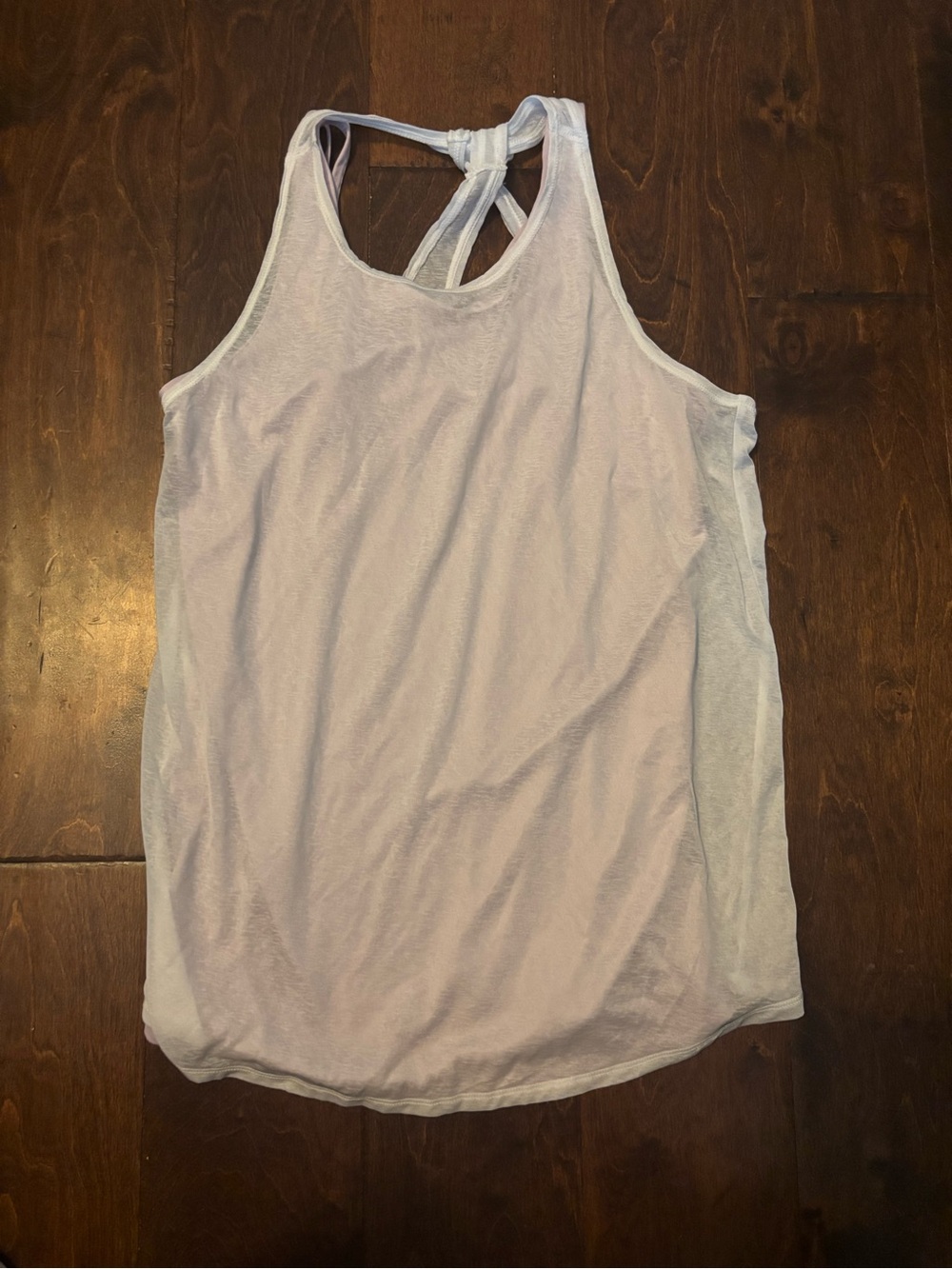 All In Motion Girlโs Light Lavender Tank Top with Twist Back